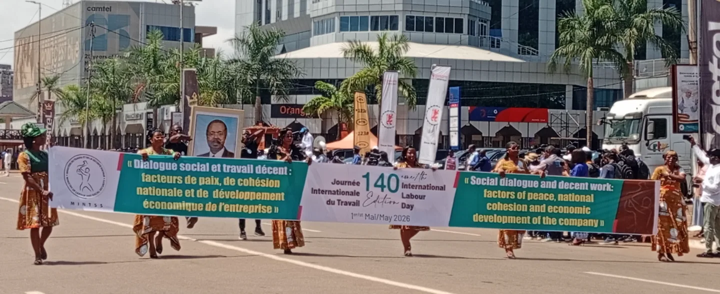 1er Mai à Yaoundé : Le Boulevard du 20 Mai aux Couleurs du Monde du Travail